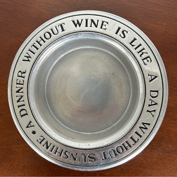 Wilton Armetale Wine Bottle Coaster - Picture 1 of 4